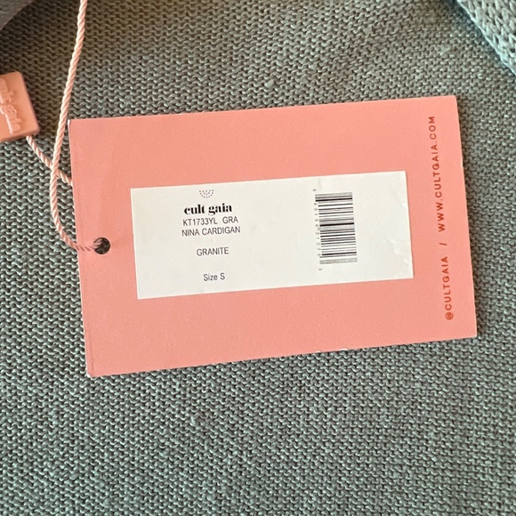 2845 Cult Gaia granite Nina Cardigan S &  Riley Bikini set (top S/ bottom XS) - Picture 9 of 16